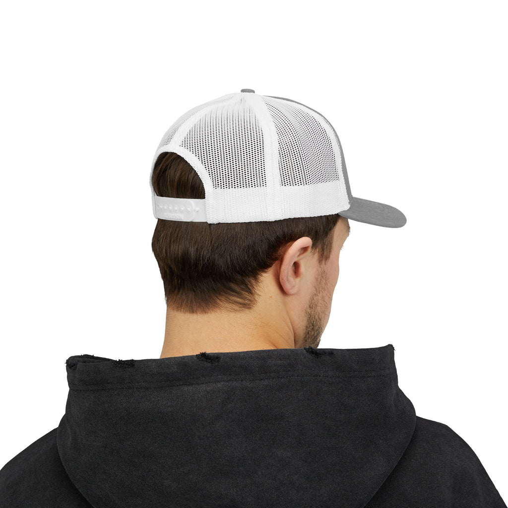 Gold Sequin Bridge Trucker Cap